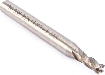 Produktbild von Hochwertiger 4-12 mm HSS CNC-Schaftfräser mit geradem Schaft und 4 Schneiden