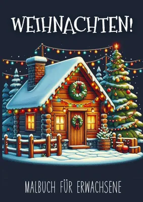 Produktbild von Malbuch für Erwachsene - Weihnachten!
