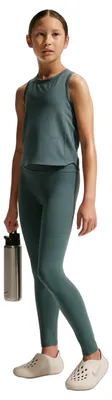 Immagine prodotto di Leggings Nike Mavn per bambine, con tecnologia Dri-FIT e vita alta, colore: Mineral S