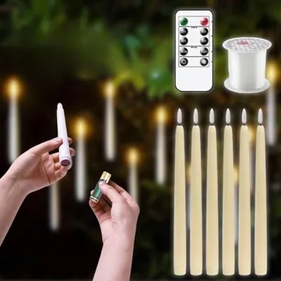 Obrázok produktu pre Sada LED sviečok (6 ks), s diaľkovým ovládaním