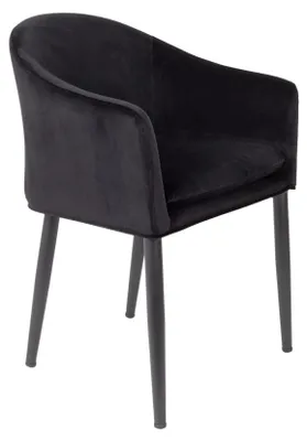 Productafbeelding van Armchair Catelyn - Polyester - Zwart