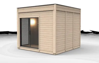 Immagine prodotto di Trockensauna Holzsauna Outdoor Moderne Sauna Gartensauna Naturholzsauna