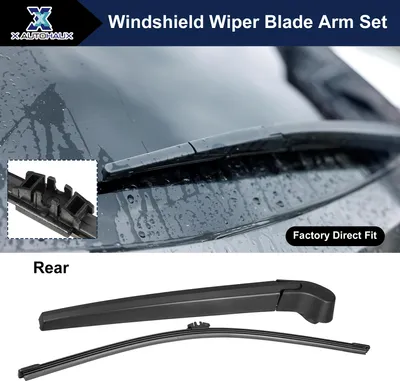 Image de Arrière Pare-brise Essuie-glace Bras Bras Ensemble Remplacement pour BMW X5 E70