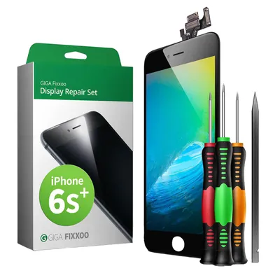 Produktbild von GIGA Fixxoo Display - iPhone 6s Plus inkl. Werkzeugset black retail