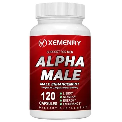 Obrázok produktu pre Alpha Male Enhancement 2187 mg (120 kapsúl) Výživový doplnok, Muži, Libido, Sila, Výdrž, Energia