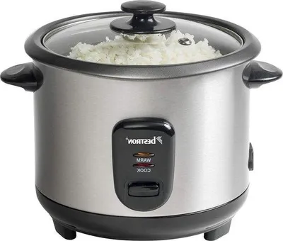 Image de Cuiseur à riz et cuiseur vapeur 1 L, 400 W, en acier inoxydable