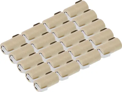 Produktbild von 20x XCell Akku Sub-C 1,2V 2000mAh X2000SCR Ni-MH Pappmantel Hochstrom Z Lötfahne