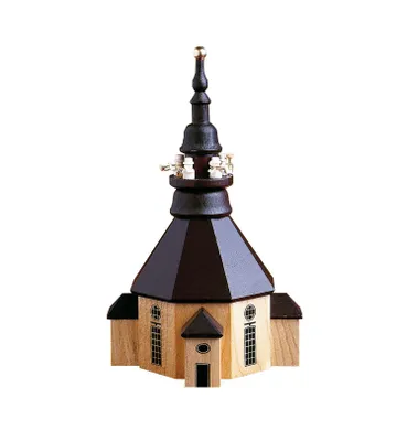 Obrázok produktu pre Miniatúrny domček Seiffenský kostol VxŠxH 14,5x8,5x8,5cm NOVINKA