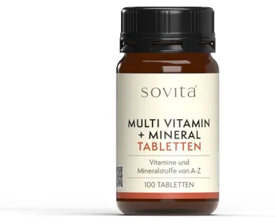 Image de Comprimés multivitaminés et minéraux sovita