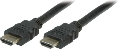 Produktbild von STANDARD HDMI Ultra HD Kabel mit Ethernet, ST/ST, schwarz, 2 m