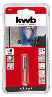 Obrázok produktu pre Diamantová Vrtná Korunka F 6 Mm Kwb