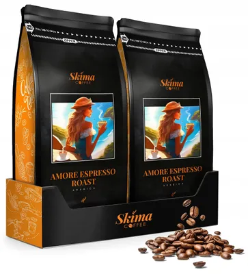 Produktbild von Kaffeebohnen 2 x 1 kg AMORE ESPRESSO ROAST (SPECIAL EDITION) frisch geröstet