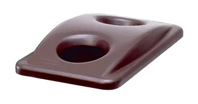 Produktbild von Rubbermaid Slim Jim Deckel braun