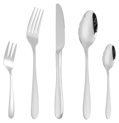 Produktbild von 60-teiliges Edelstahl Besteckset für 12 Personen | Komplettes Essbesteck Set für Zuhause & Restaurant | Spülmaschinenfest