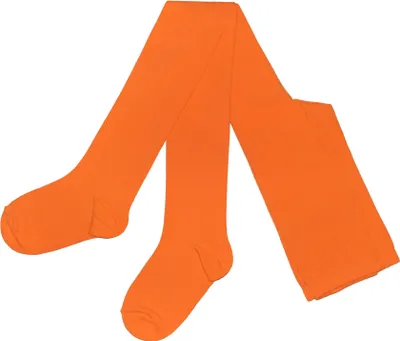 Produktbild von Kinderstrumpfhosen aus Baumwolle Glatt Tropische Mischung Mandarine Größe 80-86