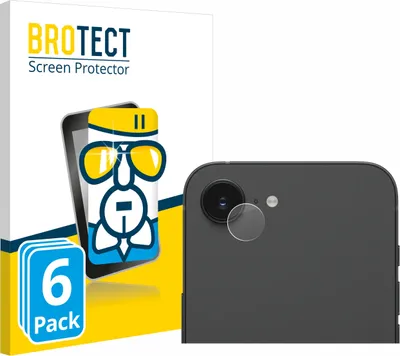 Produktbild von 6x BROTECT Schutzglas für Apple iPhone 16e / 17e Schutzfolie Panzer Folie Glas Display Schutz klar