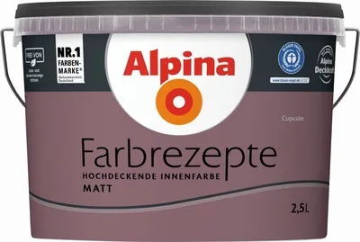 Produktbild von Alpina Farbrezepte Cupcake matt 2,5 L