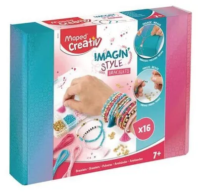 Produktbild von Maped Creativ 907401, Armbänder-Bastelset für Kinder, 7 Jahr(e)