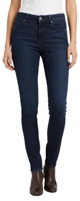 Image de Pantalon skinny classique en denim bleu marine Lee Cooper pour femme, taille 26