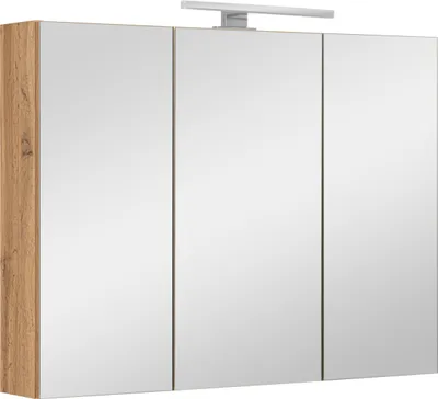 Zdjęcie produktu dla Szafka łazienkowa z lustrem oświetleniem lampką led lustrzana wisząca 80 cm