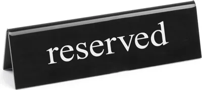 Obrázok produktu pre HENDI Tischschild Reserviert, reserved, 130x30x(H)38mm