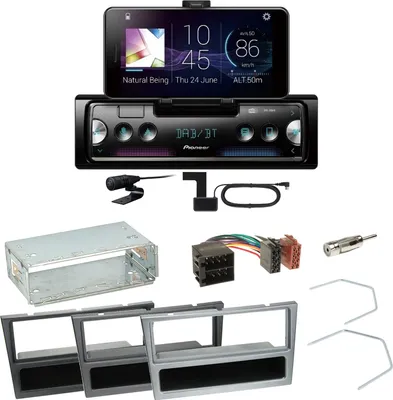 Produktbild von Pioneer SPH-20DAB DAB+ FLAC USB Einbauset für Opel Vectra C Signum Corsa Combo