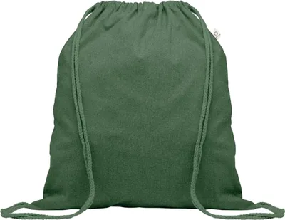 Produktbild von MidOcean - Turnbeutel "Cabetri Colour", Recycelte Baumwolle MO625 (Einheitsgröße) (Dunkelgrün)