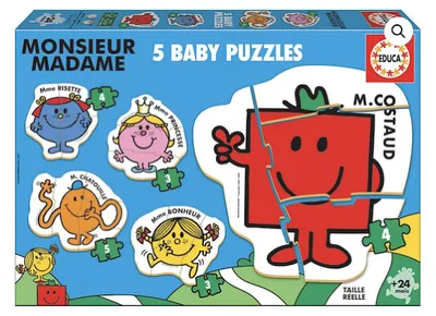Image de Puzzle 500 pièces - Baby Puzzles Monsieur Madame 19400