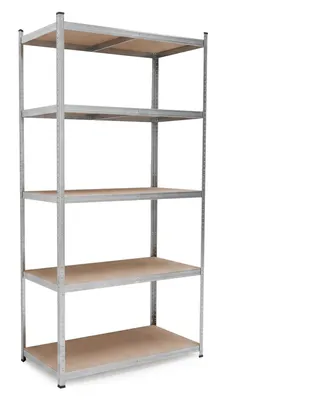 Produktbild von Lagerregal Kellerregal Steckregal - 200 x 100 x 50 cm - Verzinkt - Belastbar bis 875 kg - Für Keller und Werkstatt