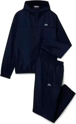 Immagine prodotto di Tuta Lacoste Sport Colorblock Uomo con cappuccio - WH2661, Colore:Blu scuro, Tessile:S