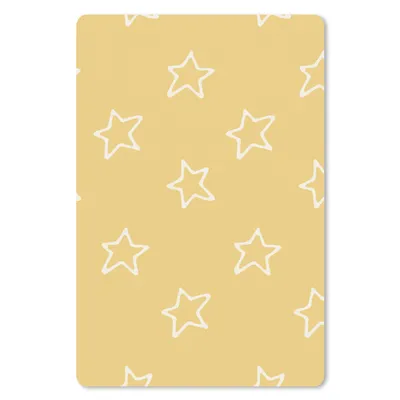 Produktbild von MuchoWow® Mauspad Mousepad Sterne - Orange - Muster 40x60 cm - Mousepads - Maus Mat - Pad - Mausunterlage - Schreibtisch Accesoire
