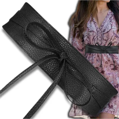 Productafbeelding van J&W Dames sierriem Cain, zwart, one size