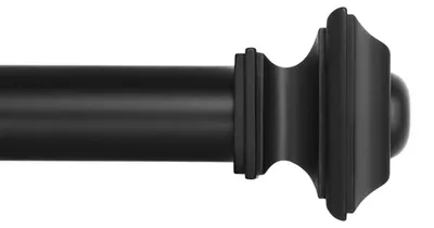 Zdjęcie produktu dla Ivilon, listwa okienna kwadratowa do zasłon, średnica 3,8 cm. Długość: 40,6 - 71,1 cm