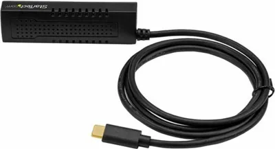 Image de StarTech.com Câble adaptateur USB-C vers SATA - pour disques durs SATA 2,5 / 3,5" SSD / HDD - 10 Gbit/s - USB 3.1 - SATA vers USB - Contrôleur de stockage - 2.5", 3.5" (6.4 cm, 8.9 cm) - SATA 6Gb/s - USB 3.1 (Gen 2) - noir - pour P/N : SVA12M2NEUA, SVA12M5NA