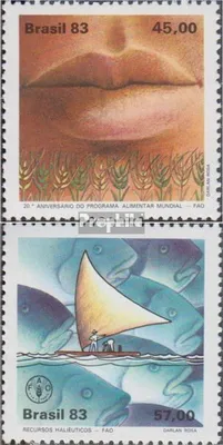 Produktbild von Briefmarken Brasilien 1983 Mi 2000-2001 (kompl.Ausg.) postfrisch Welternährungsprogramm