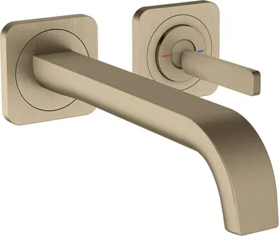 Immagine prodotto di hansgrohe AXOR Citterio E Mitigeur monocommande de lavabo encastré avec rosaces pour montage mural, 36106820, 36106820