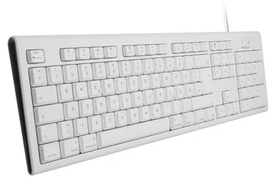 Produktbild von Macally QKEY-DE, erweiterte Mac-Tastatur, USB-A 105-Tasten mit Ziffernblock, deutsches QWERTZ-Layout
