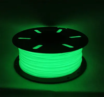 Produktbild von PLA Filament 1,75mm GLOWIIN THE DARK Grün Nachtleuchtend Geen 3D Druck