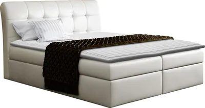 Produktbild von MIRJAN24 Boxspringbett Diego, Doppelbett mit zwei Bettkästen für die Bettwäsche, Stilvoll Ehebett (Farbe: Soft 033, Größe: 180 x 200 cm)
