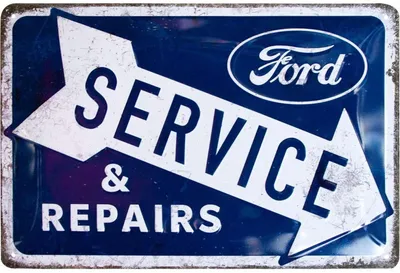 Zdjęcie produktu dla Metalowy Plakat 20 X 30Cm Ford Service&Repair