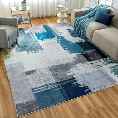Productafbeelding van Kortpolig Tapijt met Antislip voor Woonkamer en Slaapkamer 243x304cm