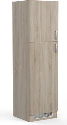 Produktbild von Hochschrank >Paprika< in SONOMA EICHE/BETON - 60x207x60cm (BxHxT)