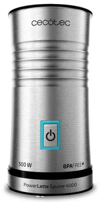 Produktbild von Milchaufschäumer Milchschäumer - 500 W - 115 ml und 240 ml - Schwarz und Silber - Für Cappuccino, Latte und heiße Schokolade