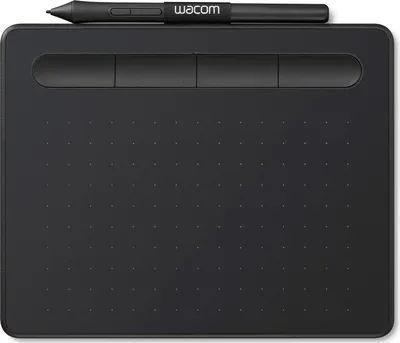 Produktbild von wacom Intuos S Grafiktablett schwarz
