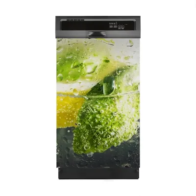 Produktbild von Magnete Dekorative 45x70 cm Küche Magnetmatte Spülmaschine - Zitrone und Basilikum