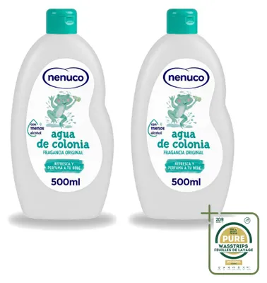 Productafbeelding van 2 x Nenuco Eau de Cologne - 500 ml - Voordeelverpakking - 2 stuks