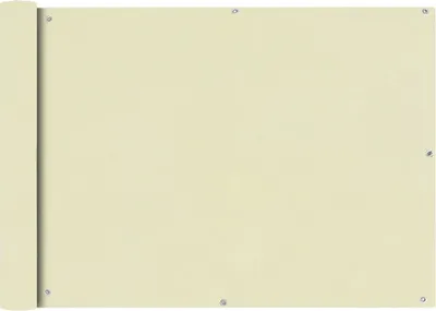 Produktbild von Balkonsichtschutz Oxfordgewebe 75x400 cm Creme