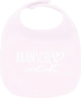 Produktbild von Huuraa Unisex Babylatz Ganderkesee verliebt Geschenk Babypink  Baumwolle Ganderkesee Mitbringsel