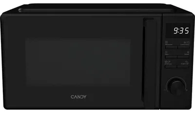 Obrázok produktu pre Candy CMW320SDB, Na pracovnú dosku, Sólo mikrovlnná rúra, 20 L, 700 W, Vstavaný displej, Otočné, Tlačidlá