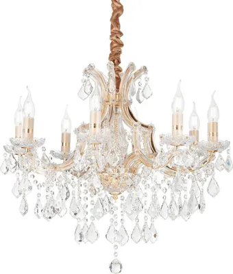 Produktbild von Ideal Lux Hängeleuchte Napoleon Sp8 Oro Rund